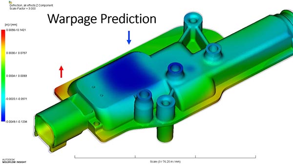 Warpage Analysis for Automotive Housing Cover