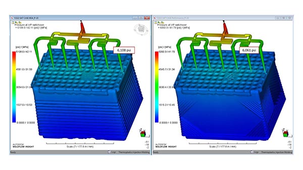 Mold Flow Gating Solution Simulation design